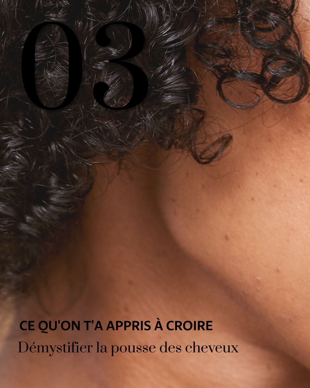 Les cheveux crépus, frisés, bouclés ne poussent pas ?