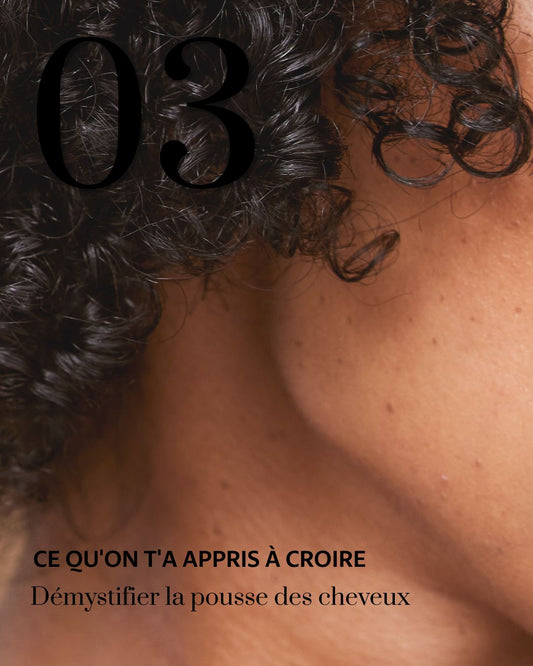 Les cheveux crépus, frisés, bouclés ne poussent pas ?