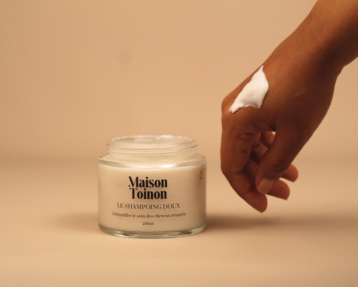 Shampoing Doux solide Maison Toinon pour cheveux texturés